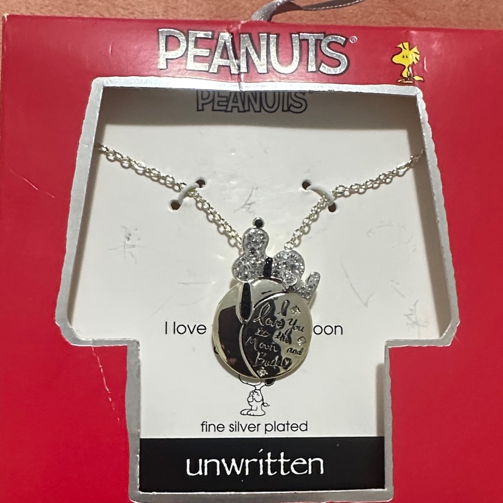 Unwritten Silver Peanuts Pendant Necklace